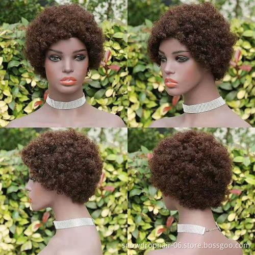 Hair Short Lace Human Hair Wigs For Women Brazilian Finger Wave Wig Remy Human Hair Pixie Cut Lace Wigs